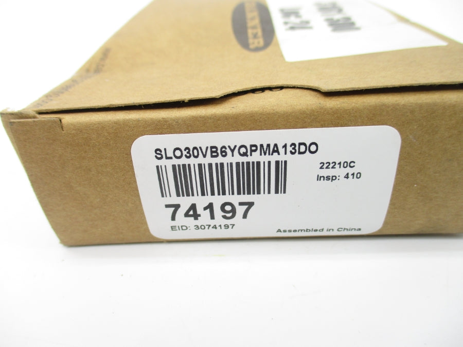 BANNER ENGINEERING SLO30VB6YQPMA13DO 74197 10-30VDC NSMP