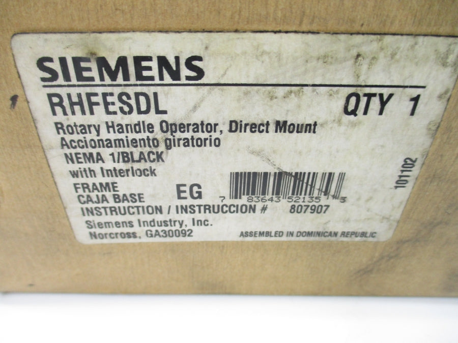 SIEMENS RHFESDL NSMP