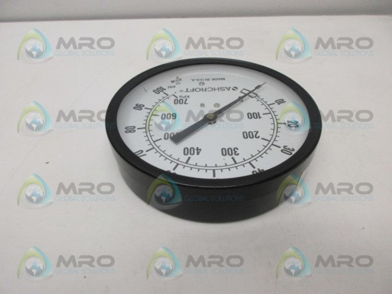 ASHCROFT 054-08 PRESSURE GAUGE 0-100 1-700 UNMP