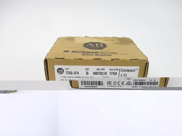 ALLEN BRADLEY 1769-IF4 SER. B F/W 3.2 DATE: 2016 NSFS