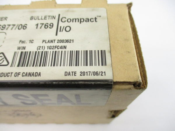 ALLEN BRADLEY 1769-IT6 SER. A F/W 2.2 DATE: 2017 NSFS