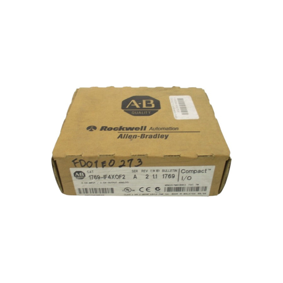 ALLEN BRADLEY 1769-IF4XOF2 SER. A F/W 1.1 DATE: 2008 REV. 2 NSFS