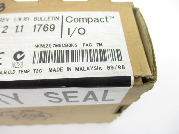 ALLEN BRADLEY 1769-IF4XOF2 SER. A F/W 1.1 DATE: 2008 REV. 2 NSFS