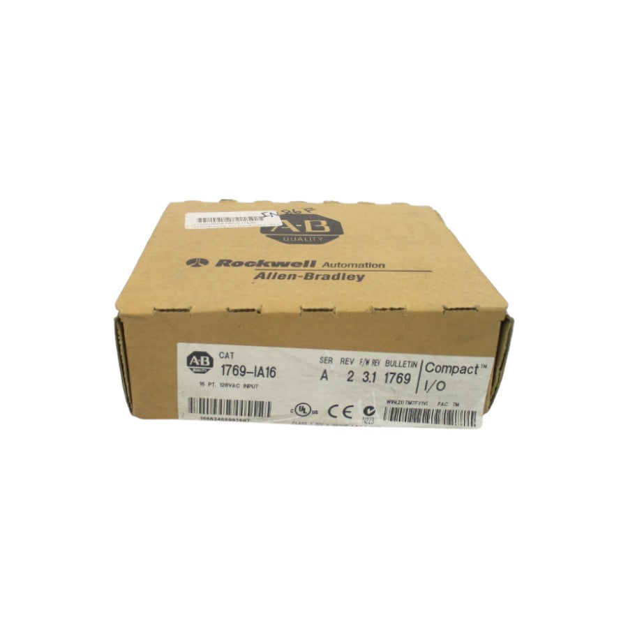 ALLEN BRADLEY 1769-IA16 SER. A F/W 3.1 120VAC REV. 2 NSFS