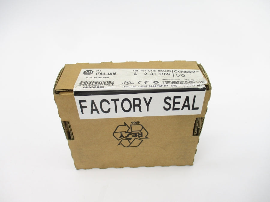ALLEN BRADLEY 1769-IA16 SER. A F/W 3.1 120VAC REV. 2 NSFS