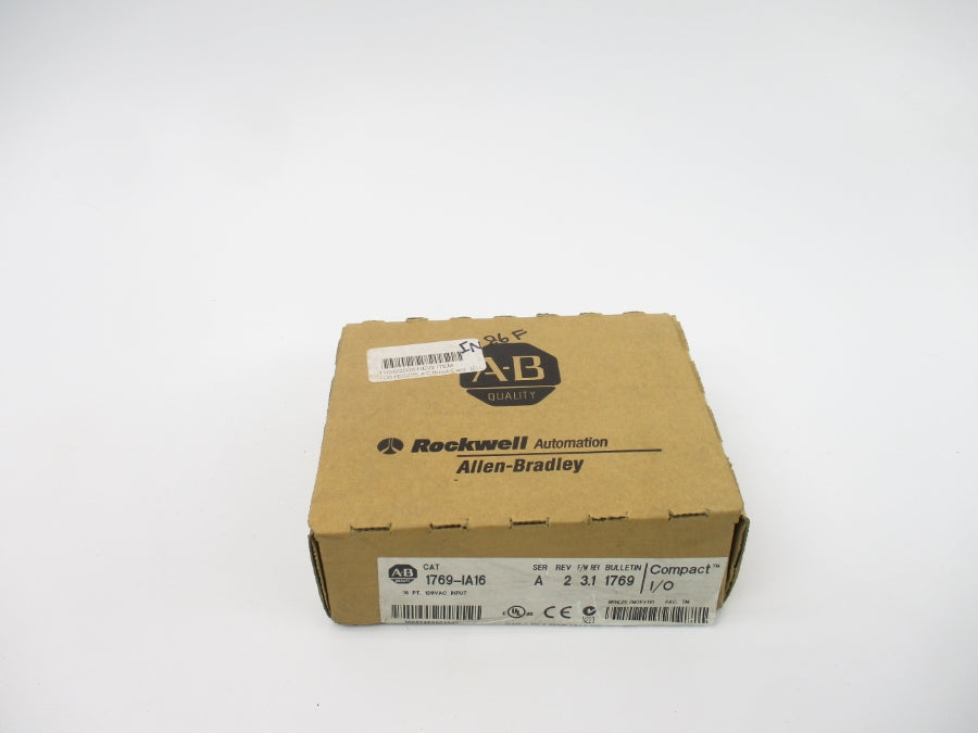 ALLEN BRADLEY 1769-IA16 SER. A F/W 3.1 120VAC REV. 2 NSFS