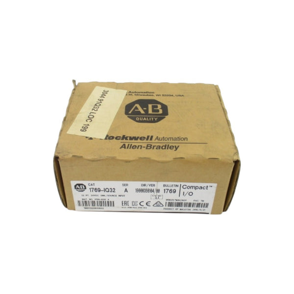 ALLEN BRADLEY 1769-IQ32 SER. A F/W 3.1 24VDC DATE: 2016 NSFS