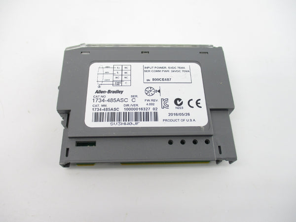ALLEN BRADLEY 1734-485ASC SER. C F/W 4.002 24VDC NSMP