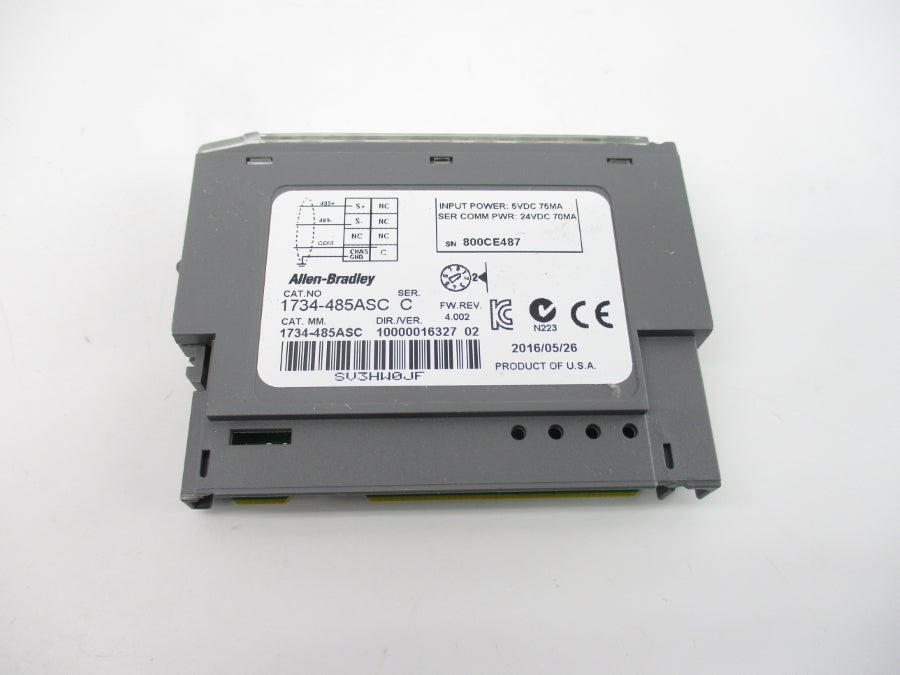 ALLEN BRADLEY 1734-485ASC SER. C F/W 4.002 24VDC NSMP