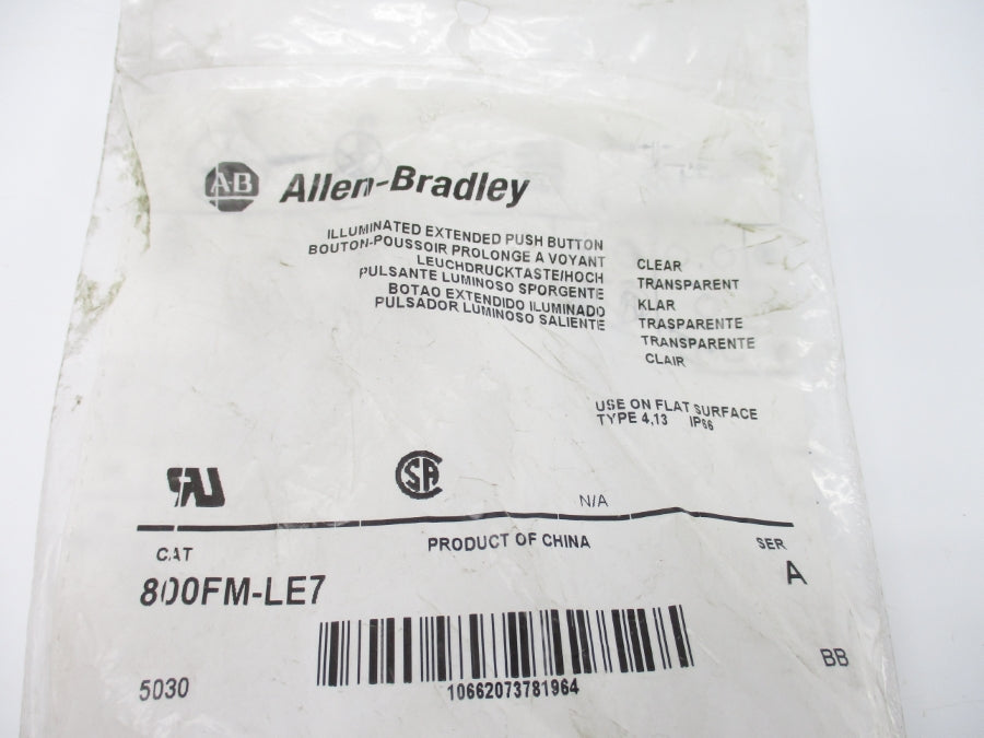 ALLEN BRADLEY 800FM-LE7 SER. A NSMP