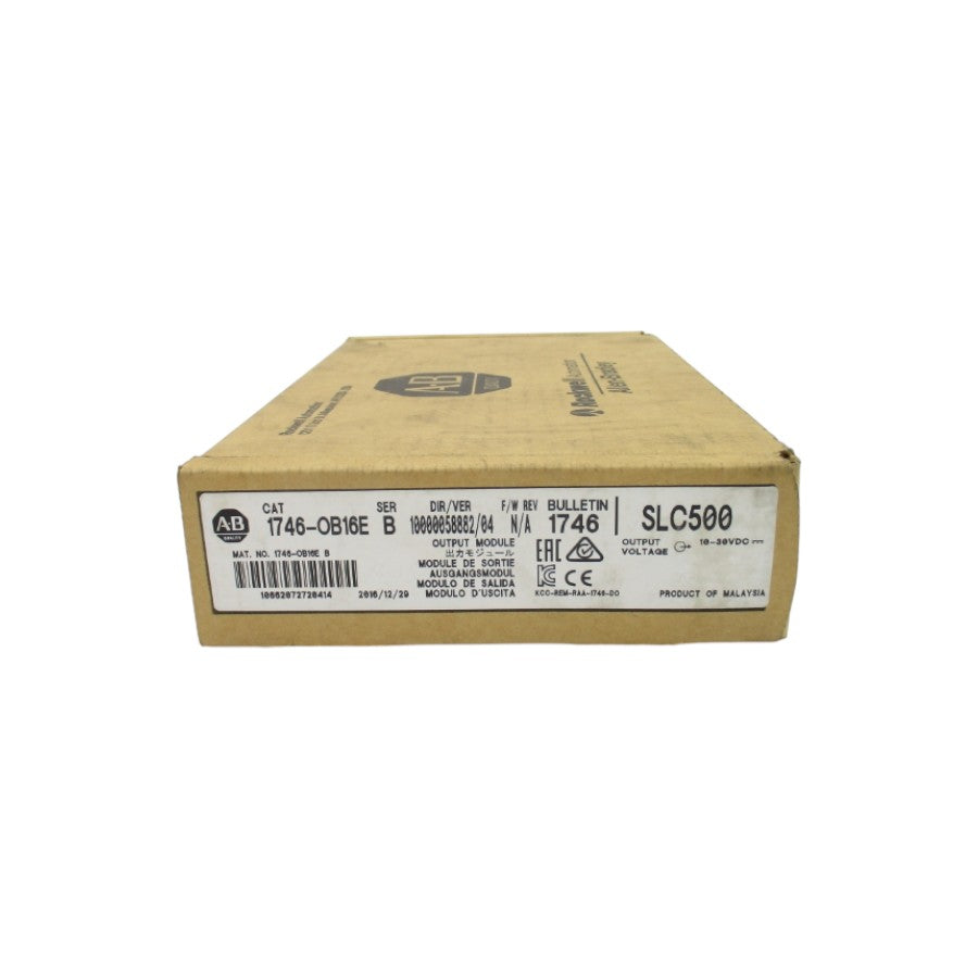 ALLEN BRADLEY 1746-OB16E SER. B 10-30VDC DATE: 2016 NSFS