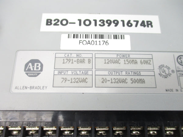 ALLEN BRADLEY 1791-8AR SER. B 79-132VAC NSNP
