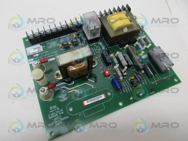 AJAX MAGNETHERMIC 75401A U-02-1836 GROUND DETECTOR BOARD NSNP