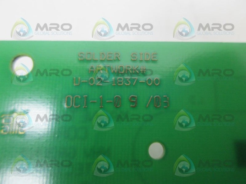 AJAX MAGNETHERMIC 75401A U-02-1836 GROUND DETECTOR BOARD NSNP