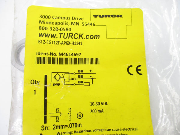 TURCK BI2-EGT12F-AP6X-H1141 M4614697 10-30VDC NSMP