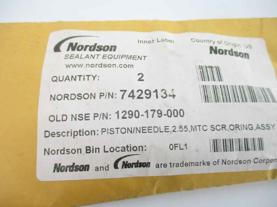 NORDSON 7429134 1290-179-000 (PKG OF 2) NSMP