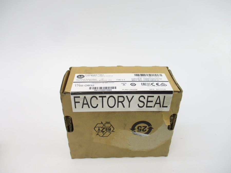 ALLEN BRADLEY 1769-OB32 SER. A F/W 3.1 24VDC DATE: 2017 NSFS