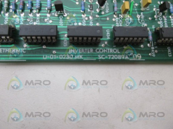 AJAX MAGNETHERMIC 72089A09 U-01-0230MK INVERTER CONTROL BOARD NSNP