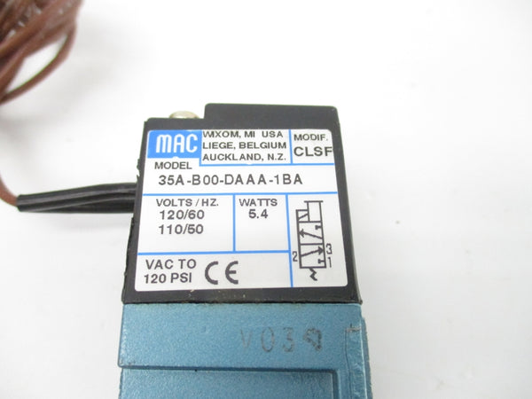 MAC 35A-B00-DAAA-1BA 110/120V 120PSI NSNP