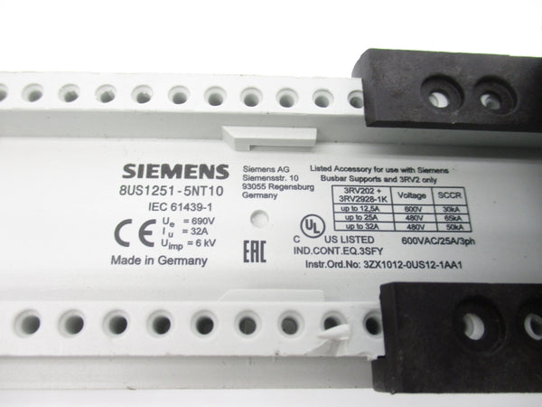 SIEMENS 8US1251-5NT10 600VAC 25A (AS PICTURED) NSNP