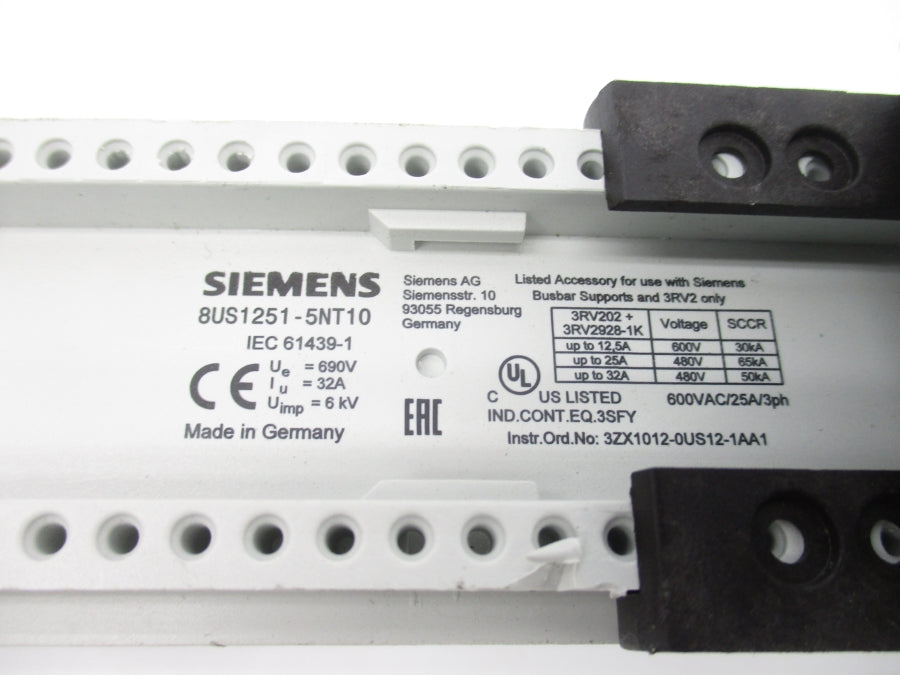 SIEMENS 8US1251-5NT10 600VAC 25A (AS PICTURED) NSNP