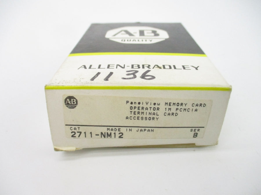 ALLEN BRADLEY 2711-NM12 SER. B (BK/YL)  NSMP
