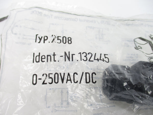 BURKERT 132445 2508 0-250VAC/DC NSMP