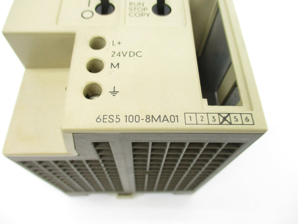 SIEMENS 6ES5100-8MA01 24VDC NSNP