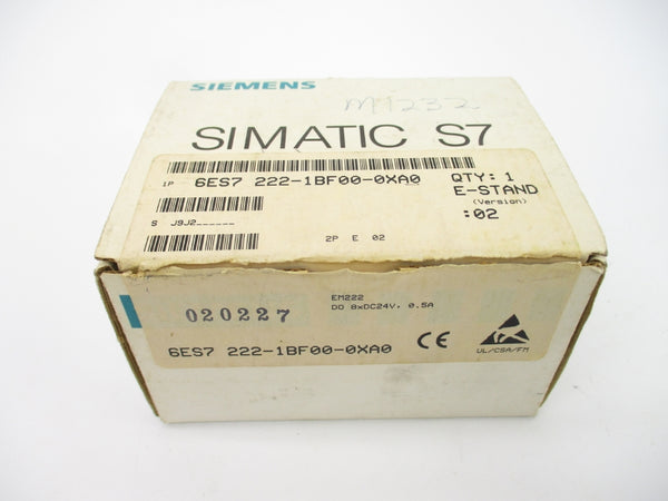 SIEMENS 6ES7222-1BF00-0XA0 24VDC 0.5A NSMP