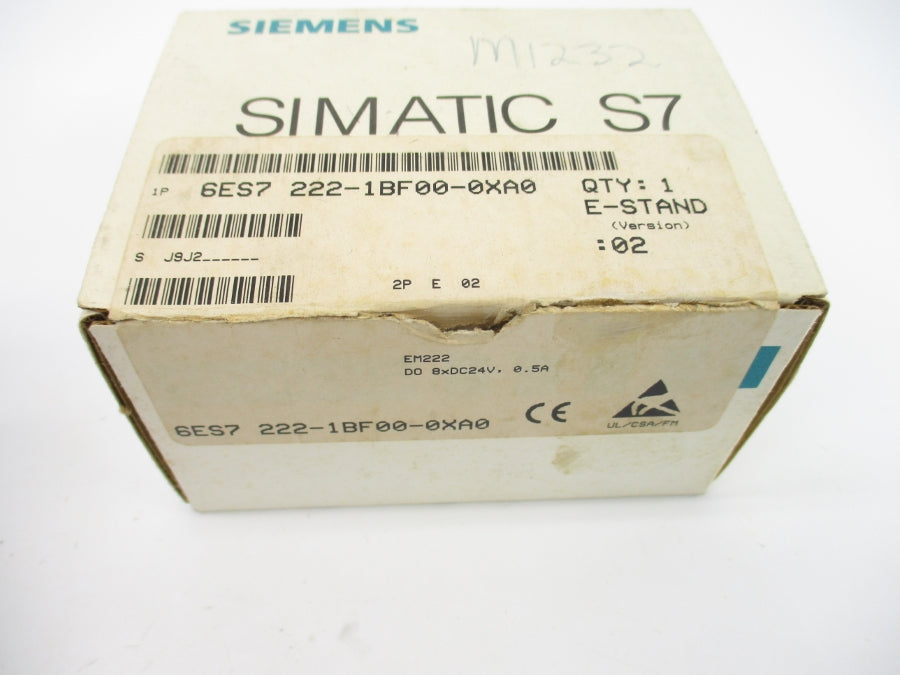 SIEMENS 6ES7222-1BF00-0XA0 24VDC NSMP