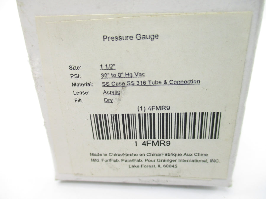 GRAINGER 4FMR9 -30-0'HGVAC NSMP