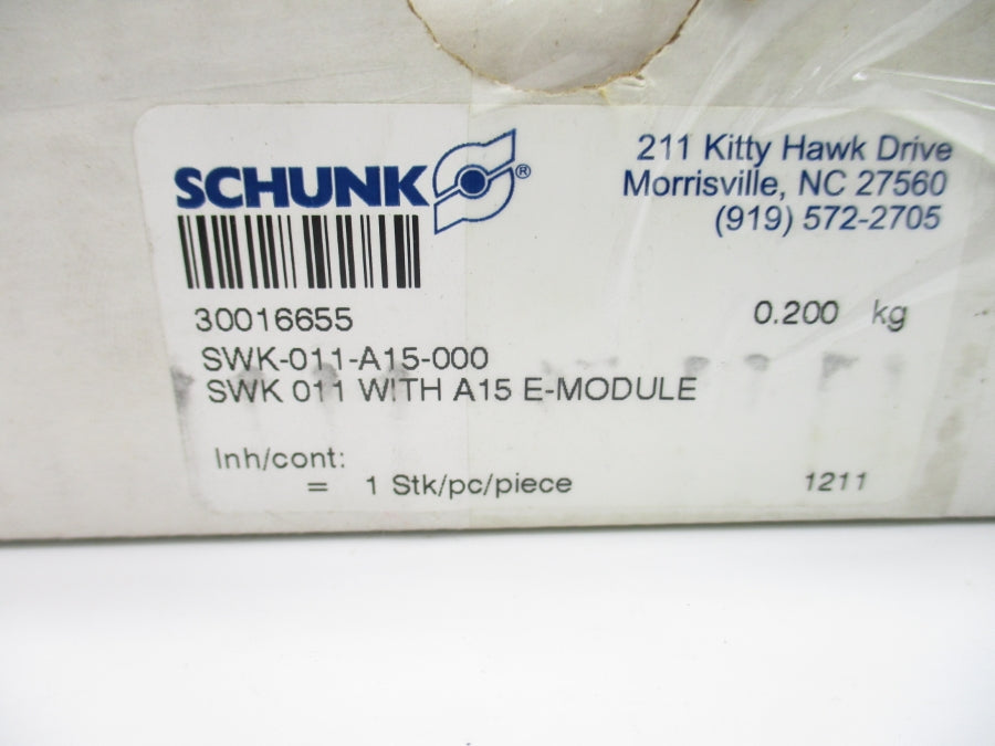 SCHUNK SWK-011-A15-000 3001665 NSMP