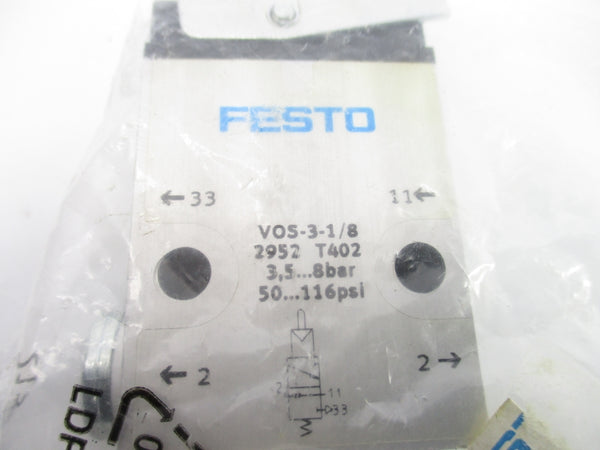 FESTO VOS-3-1/8 2952 50-116PSI NSMP