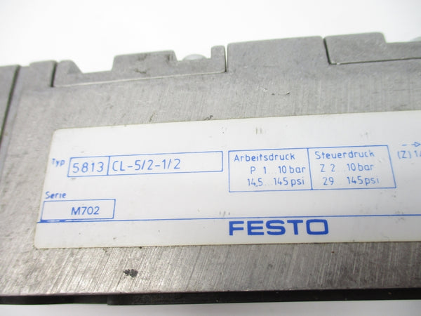 FESTO CL-5/2-1/2 5813 14.5-145PSI NSNP