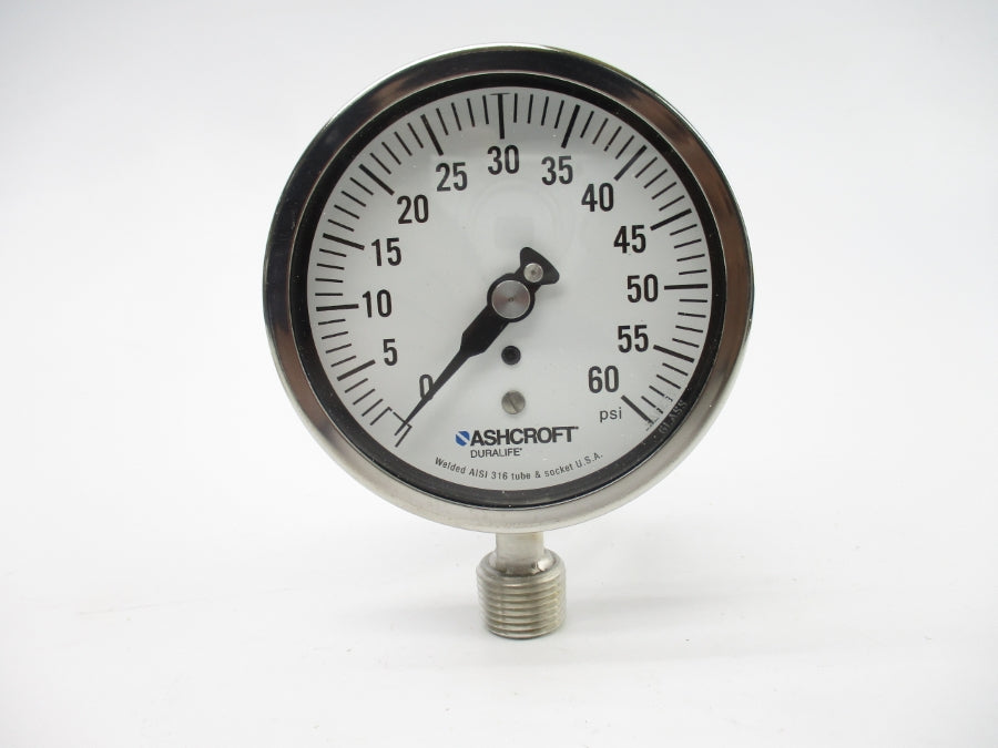 ASHCROFT 35-1009-SW-04L-60#-XMPNHSG 0-60PSI 3-1/2" NSMP