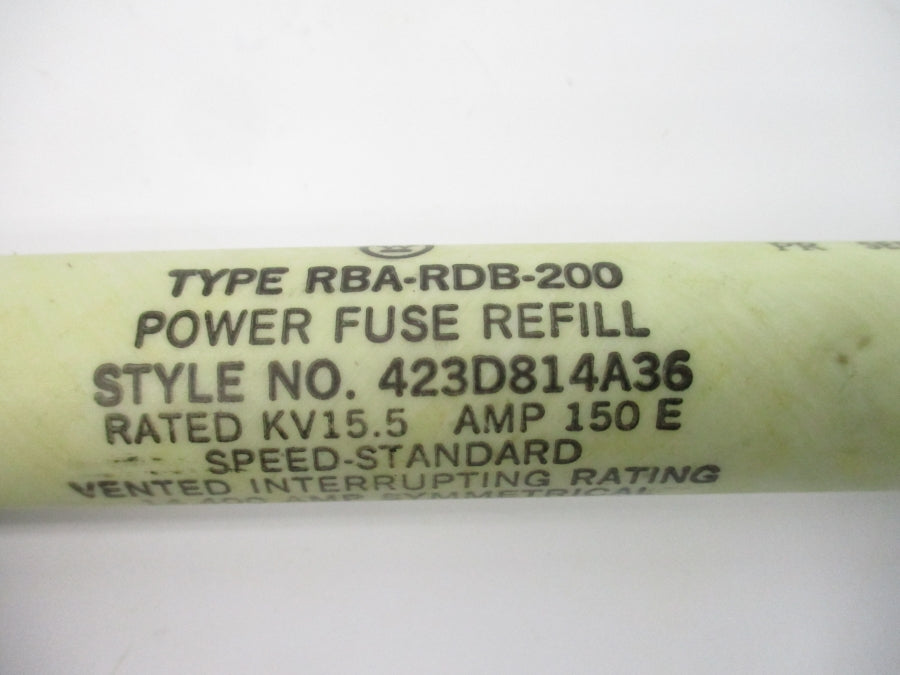 WESTINGHOUSE 423D814A36 RBA-RDB-200 150A 15.5KV 150EA NSNP