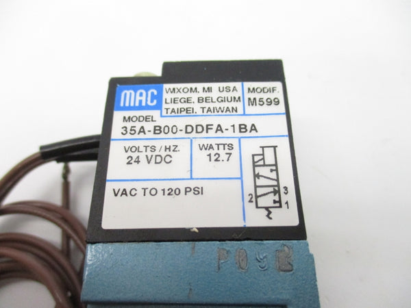 MAC 35A-B00-DDFA-1BA 24VDC 120PSI NSNP