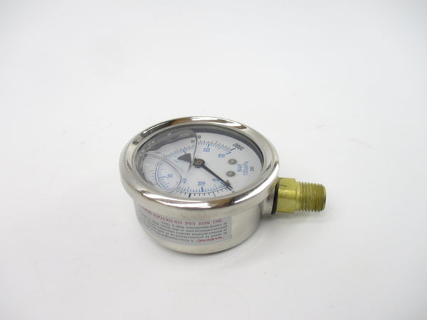 GAUGE 201L-254M 0-1000PSI NSMP