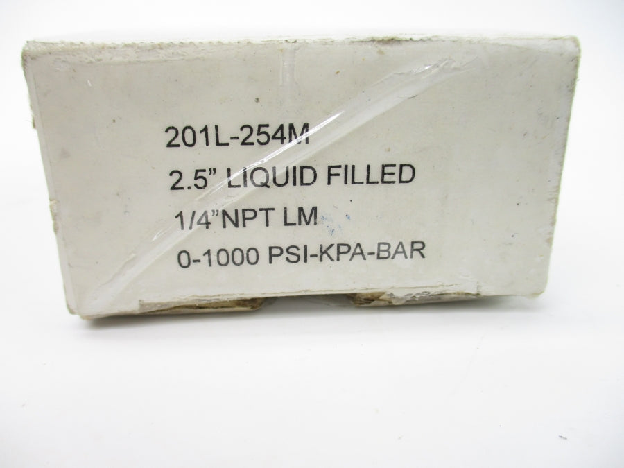 GAUGE 201L-254M 0-1000PSI NSMP