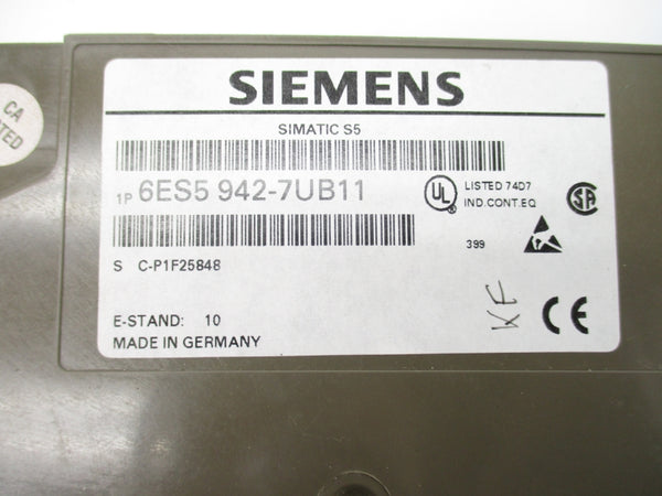 SIEMENS 6ES5942-7UB11 NSNP