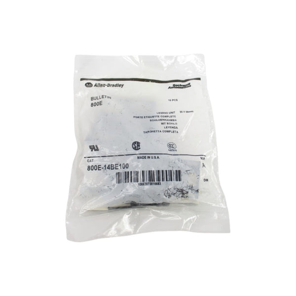 ALLEN BRADLEY 800E-14BE100 SER. A (PKG OF 10) NSMP
