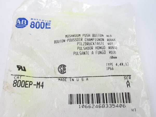 ALLEN BRADLEY 800EP-M4 SER. A NSMP