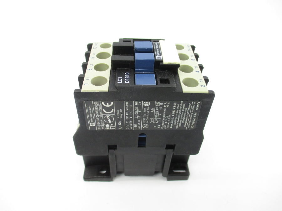 TELEMECANIQUE LC1D1810G6 120V NSMP