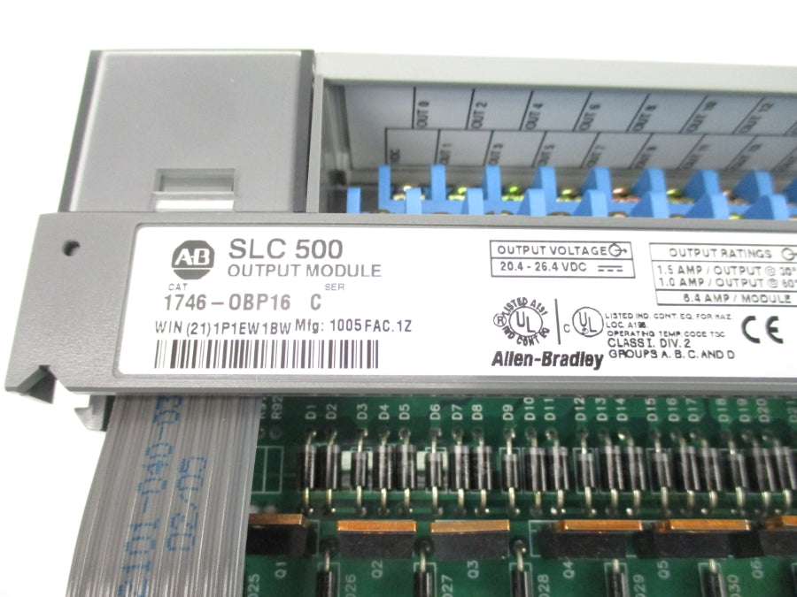 ALLEN BRADLEY 1746-O8P16 SER. C 20.4-26.4VDC NSNP