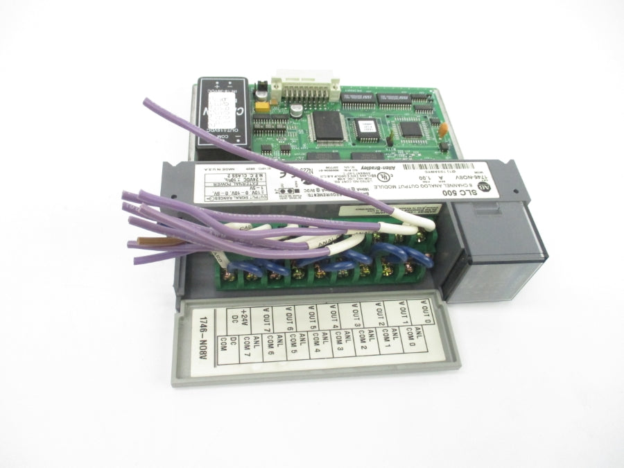 ALLEN BRADLEY 1746-NO8V SER. A F/W 1.00 24VDC UNMP