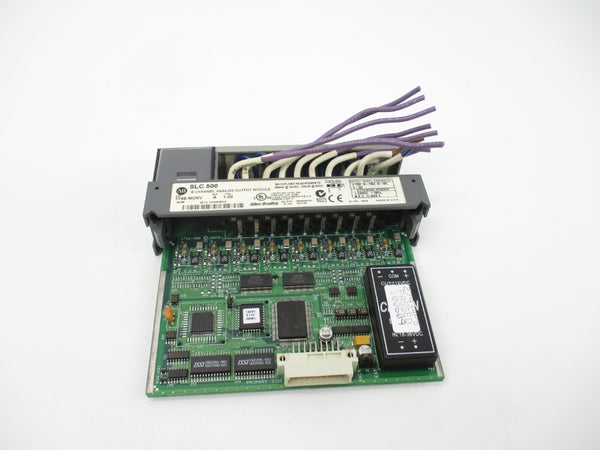 ALLEN BRADLEY 1746-NO8V SER. A F/W 1.00 24VDC UNMP