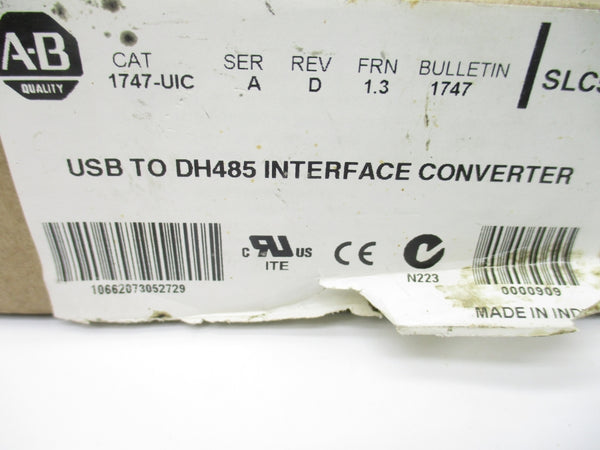 ALLEN BRADLEY 1747-UIC SER. A F/W 1.3 REV. D NSMP