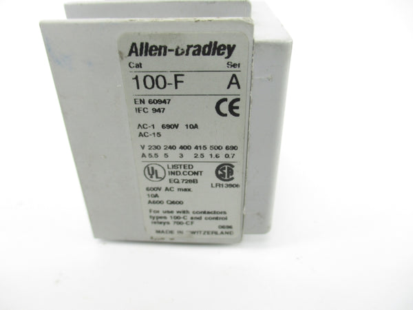 ALLEN BRADLEY 100-FFC22 SER. A 600VAC 10A NSNP