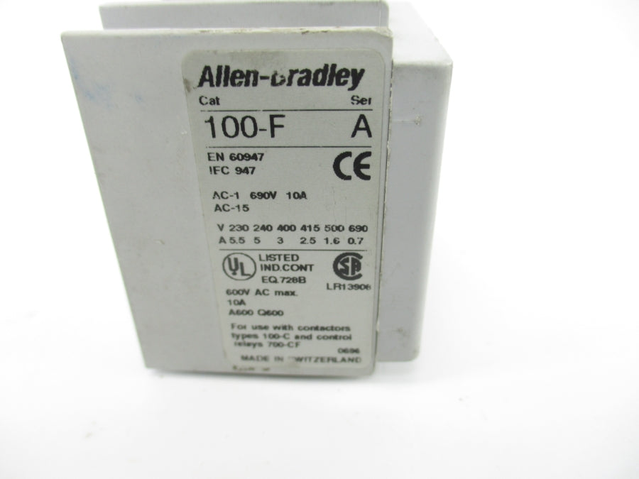 ALLEN BRADLEY 100-FFC22 SER. A 600VAC 10A NSNP