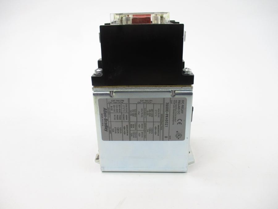 ALLEN BRADLEY 700DC-PK400Z1 SER. E 115-125VDC 60A (BR/WH) NSMP